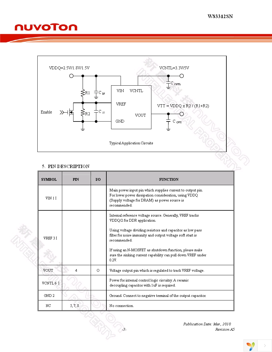 W83312SN TR Page 7